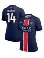 Paris Saint-Germain Desire Doue #14 Zenski Domaci Dres 2024-25 Kratak Rukavima